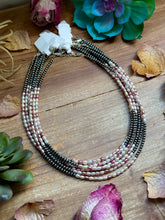 Load image into Gallery viewer, 15.25” Pink Freshwater Pearl Necklace – Sterling Silver Pearls
