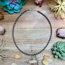 Load image into Gallery viewer, 20 inch - Alternating Sterling Silver Pearl Necklace