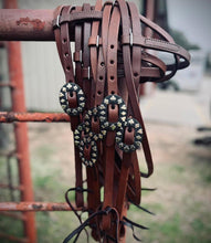 Load image into Gallery viewer, The Gambler Browband Headstall