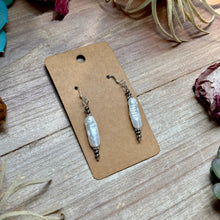 Load image into Gallery viewer, Mother of Pearl & Sterling Silver Dangle Earrings
