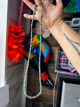 Load image into Gallery viewer, 33” Graduated Turquoise & Spiny Oyster Necklace
