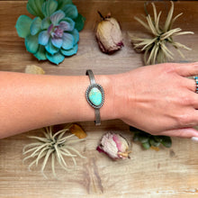 Load image into Gallery viewer, Copper & Turquoise Cuff Bracelet