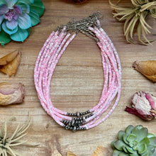 Load image into Gallery viewer, Pink Shell Heishi Necklace – 15"