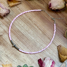 Load image into Gallery viewer, Pink Shell Heishi Necklace – 15"