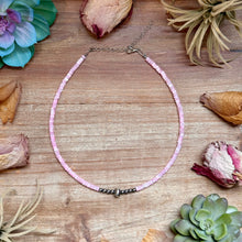 Load image into Gallery viewer, Pink Shell Heishi Necklace – 15"