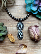 Load image into Gallery viewer, White Buffalo Pendant – Sterling Silver – Fits Up To 8 mm Pearls – Made by The Bijoux FAB