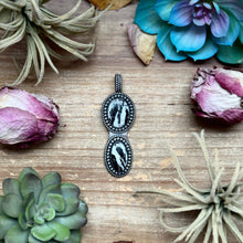 Load image into Gallery viewer, White Buffalo Pendant – Sterling Silver – Fits Up To 8 mm Pearls – Made by The Bijoux FAB