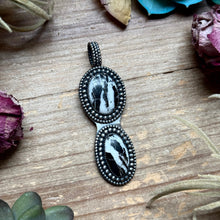 Load image into Gallery viewer, White Buffalo Pendant – Sterling Silver – Fits Up To 8 mm Pearls – Made by The Bijoux FAB