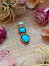 Load image into Gallery viewer, Kingman Turquoise Sterling Silver Pendant