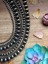 Load image into Gallery viewer, NEW! Build your own Sterling Silver Pearls Necklace 3-4-5-6-8-10-12-14 mm
