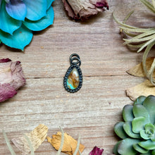 Load image into Gallery viewer, FREE Sterling Silver Necklace + MJ Triangle Royston Turquoise Charm
