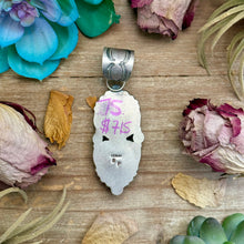 Load image into Gallery viewer, 75 - Sterling Silver Pink Conch &amp; Mercury Dime Pendant by Shay Pfeiffer
