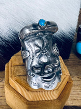 Load image into Gallery viewer, Tim Yazzie Handmade Saddle Rings
