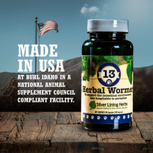 Load image into Gallery viewer, 13 Herbal Wormer for Canines -  90 Capsule

