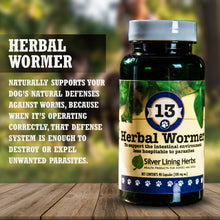 Load image into Gallery viewer, 13 Herbal Wormer for Canines -  90 Capsule
