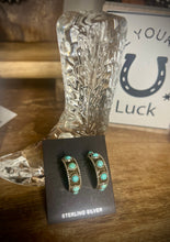 Load image into Gallery viewer, Kingman Half Hoop Earrings
