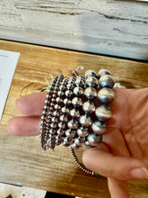 Load image into Gallery viewer, Sterling Silver Pearl Bracelet – Available in All Sizes

