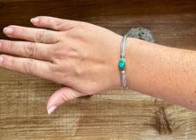 Load image into Gallery viewer, Cuff Bracelet - Sonoran Turquoise &amp; Sterling Silver option II
