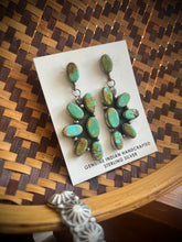 Load image into Gallery viewer, Royston Half Cluster Dangle Earrings
