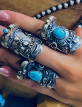 Load image into Gallery viewer, Tim Yazzie Handmade Saddle Rings
