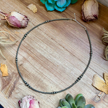 Load image into Gallery viewer, 20 inch Graduated Sterling Silver Pearl Necklace

