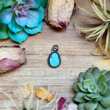 Load image into Gallery viewer, FREE Sterling Silver Necklace + MJ Sky Blue Turquoise Charm
