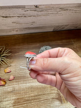 Load image into Gallery viewer, Ring - Size 8  -Red Spiny &amp; Sterling Silver
