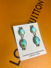 Load image into Gallery viewer, Two Stone Sonoran Gold Dangles
