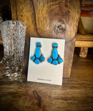 Load image into Gallery viewer, Betta Lee Five Stone Cluster Earrings
