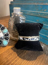 Load image into Gallery viewer, White Buffalo Inlay Cuff
