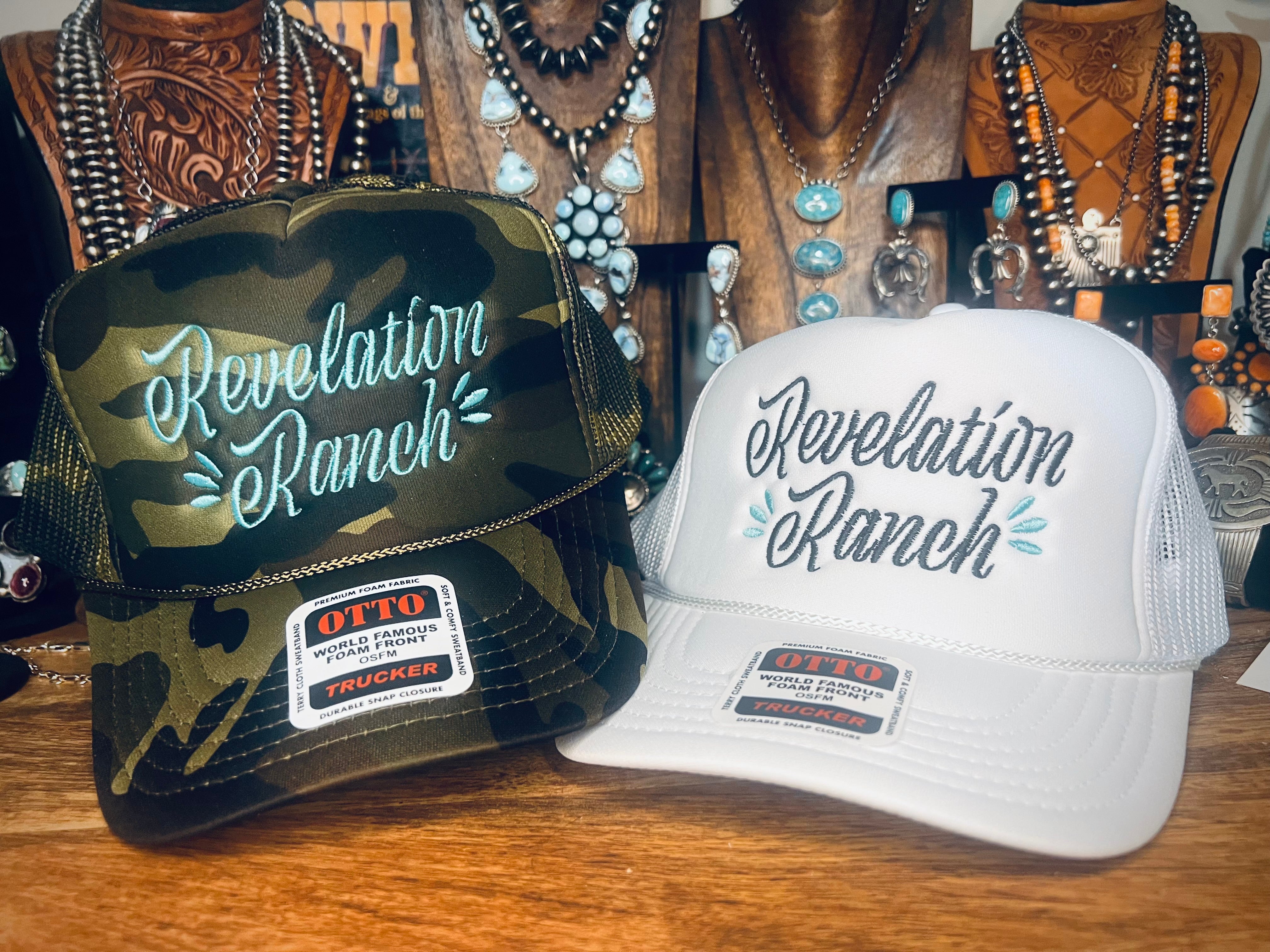 Revelation Ranch Trucker Caps!