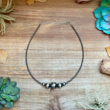 Load image into Gallery viewer, 16mm Graduated Sterling Silver Pearl Necklace
