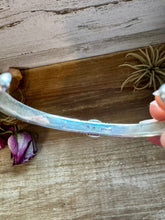 Load image into Gallery viewer, Orange Spiny Oyster Cuff Bracelet – Sterling Silver
