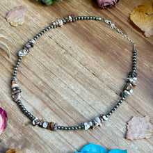 Load image into Gallery viewer, 16” Wild Horse Chip Necklace – Sterling Silver
