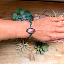 Load image into Gallery viewer, Show moreShow lessMJ Purple Spiny Cuff – Sterling Silver
