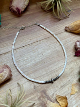 Load image into Gallery viewer, Cream Shell Heishi Necklace – 15"
