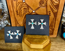 Load image into Gallery viewer, Lorraine Chee Cross Earrings
