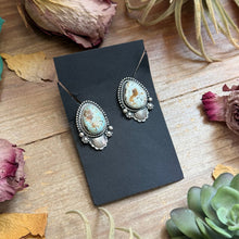 Load image into Gallery viewer, 30 - Sterling Silver Dry Creek Turquoise Stud Earrings, $125 (MSRP $335), Artist Shay Pfeiffer

