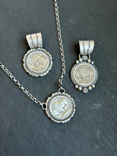 Load image into Gallery viewer, Sterling Silver Buffalo Nickel Pendant – Rope Border – Artist Jason Ogg
