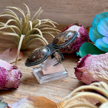 Load image into Gallery viewer, 2 stone wild horse adjustable Mj
