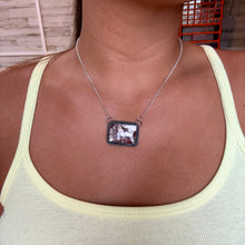 Load image into Gallery viewer, MJ Wild Horse Bar Necklace – Sterling Silver
