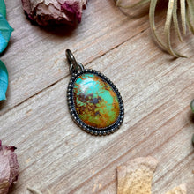 Load image into Gallery viewer, MJ Turquoise Pendant – Sterling Silver
