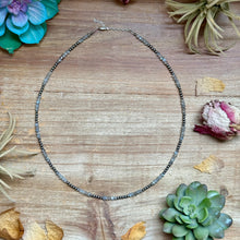 Load image into Gallery viewer, Faceted Moonstone Necklace – 19" 3mm
