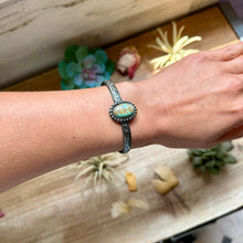 Load image into Gallery viewer, MJ Small Royston Turquoise Sterling Silver Cuff

