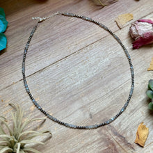 Load image into Gallery viewer, Faceted Moonstone Necklace – 19" 3mm
