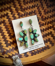 Load image into Gallery viewer, Royston Half Cluster Dangle Earrings
