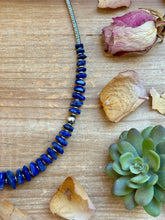 Load image into Gallery viewer, 22” Graduated Lapis Necklace
