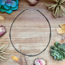 Load image into Gallery viewer, 20 inch Graduated Sterling Silver Pearl Necklace
