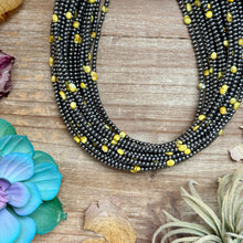 Load image into Gallery viewer, 15” Palomino Turquoise Necklace – Sterling Silver Pearls
