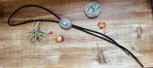 Load image into Gallery viewer, Golden Hill turquoise Bolo and Sterling silver
